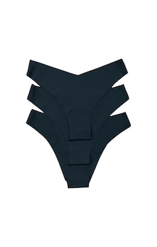 Nicoletta Kadın Külot Lazer Kesim V Şekil Iz Yapmaz 3 Lü Paket Polyester Sıyah Siyah Nicoletta Kadın Külot Lazer Kesim V Şekil Iz Yapmaz 3 Lü Paket Polyester Sıyah Siyah
