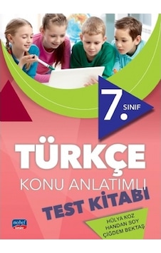 7.Sınıf Türkçe Konu Anlatımlı Test Kitabı  - Handan Soy  - Nobel Sınav
