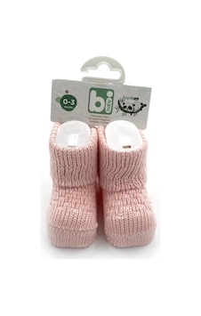 Bibaby Bambu Jakarlı Bebe Çorap 68113 Somon Bibaby Bambu Jakarlı Bebe Çorap 68113 Somon