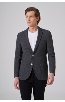 Morven Erkek Siyah Polyester Trend Desenli Slim Fit Ceket 26ys002002001 Siyah Morven Erkek Siyah Polyester Trend Desenli Slim Fit Ceket 26ys002002001 Siyah