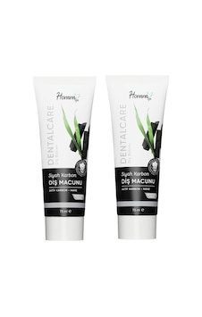 Homm Life Siyah Karbon Diş Macunu 75 Ml - 2 Adet Beyazlatma Homm Life Siyah Karbon Diş Macunu 75 Ml - 2 Adet Beyazlatma