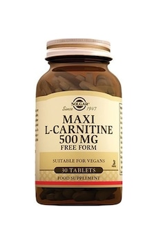 Solgar Maxi L-carnitine 500mg 30 Tablet Solgar Maxi L-carnitine 500mg 30 Tablet