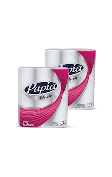 Papia Kağıt Havlu Jumbo 12'li 2 Paket Papia Kağıt Havlu Jumbo 12'li 2 Paket