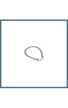 Buradabulabilirsin Boğma Duble Zincir Krom Kaplama Eğitim Tasması 2,5x60 60 Cm Bbz Buradabulabilirsin Boğma Duble Zincir Krom Kaplama Eğitim Tasması 2,5x60 60 Cm Bbz