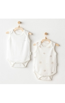 Andywawa Happy Animals 2'li Body Ac25844 Ekru Andywawa Happy Animals 2'li Body Ac25844 Ekru