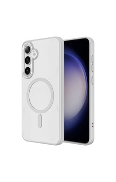 Galaxy S25 Plus Kılıf Magsafe Şeffaf Arka Yüz Kamera Yükseltili Silikon Pazarplus Gri Galaxy S25 Plus Kılıf Magsafe Şeffaf Arka Yüz Kamera Yükseltili Silikon Pazarplus Gri