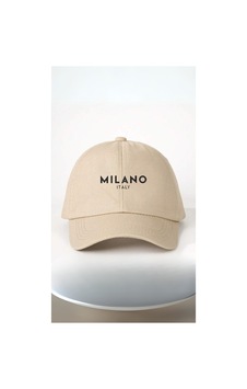 Caxis Milano İtaly Baskılı Spor Şapka Unisex 56-60 Cm Ölçülere Kadar Ayarlanabilir Çırtlı Bej Caxis Milano İtaly Baskılı Spor Şapka Unisex 56-60 Cm Ölçülere Kadar Ayarlanabilir Çırtlı Bej