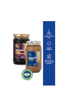 Ots Organik Tahin 950 Gr Ve Üzüm Pekmezi 380 Gr Seti Organik Sertifikalı, Pestisit Analizli Ots Organik Tahin 950 Gr Ve Üzüm Pekmezi 380 Gr Seti Organik Sertifikalı, Pestisit Analizli