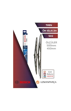 Bosch 3397118563 500mm + 450mm Twin Ön Silecek Seti Bosch 3397118563 500mm + 450mm Twin Ön Silecek Seti