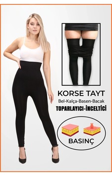 Norcia Sports Toparlayıcı Korse Tayt Siyah - 588381018 Siyah - 588381018 siyah