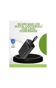 Ultra Güçlü 50.000 Mah Powerbank Led Ekranlı Çoklu Bağlantı Seçenekli Akıllı Koruma Sistemli Şarj Altın Ultra Güçlü 50.000 Mah Powerbank Led Ekranlı Çoklu Bağlantı Seçenekli Akıllı Koruma Sistemli Şarj Altın