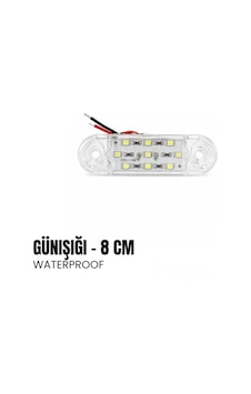 Shuıvan Merdiven Lambası 8cm Led Aydınlatma 9 Led 12v - Günışığı-1996 Shuıvan Merdiven Lambası 8cm Led Aydınlatma 9 Led 12v - Günışığı-1996