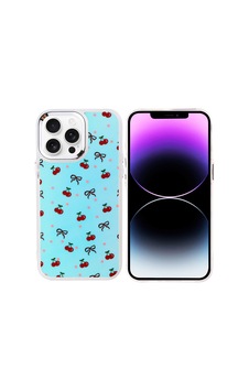 Zore Apple iPhone Uyumlu 14 Pro Max Kılıf Airbag Tasarımlı Omsy Hadra Kapak - Kiraz Zore Apple iPhone Uyumlu 14 Pro Max Kılıf Airbag Tasarımlı Omsy Hadra Kapak - Kiraz