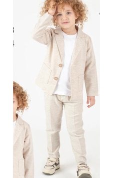 Baby Kids Colors Erkek Çocuk Keten Ceketli Spor Takım Elbise/ Gösteri /özel Gün/mezuniyet Spor Takım Elbise Bej Baby Kids Colors Erkek Çocuk Keten Ceketli Spor Takım Elbise/ Gösteri /özel Gün/mezuniyet Spor Takım Elbise Bej