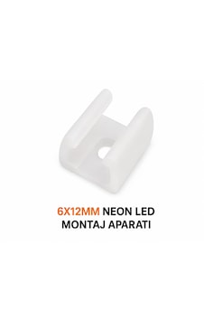 6x12mm Neon Led Sabitleme Montaj Aparatı Neon Şerit Led Montaj Aparatı Neon Tutma Aparatı 20 Adet Gri 6x12mm Neon Led Sabitleme Montaj Aparatı Neon Şerit Led Montaj Aparatı Neon Tutma Aparatı 20 Adet Gri