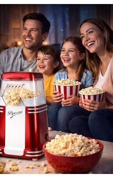 Thomax Pm-1300-s Mısır Patlatma Makinesi Yağsız Ve Sağlıklı Popcorn
