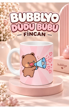 Dudu Bubu Fincan + Magnet + Bardak Altlığı Mavi Mavi Dudu Bubu Fincan + Magnet + Bardak Altlığı Mavi Mavi