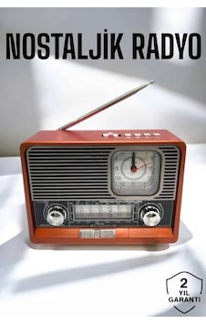 Nostaljik Görünümlü Usb Girişli Bağlantılı Radyo Nostaljik Görünümlü Usb Girişli Bağlantılı Radyo