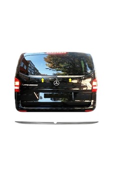 Mercedes Vito Uyumlu Arka Cam Çıtası 2014 Sonrası Paslanmaz Çelik Parça