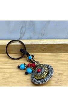 Mantra Çarkı Şans Anahtarlık Alk4465 Mantra Çarkı Şans Anahtarlık Alk4465
