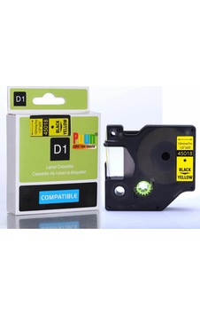 Puun Dymo D1 45018 12mmX7m Sarı üzeri Siyah 720580 Uyumlu şerit Puun Dymo D1 45018 12mmX7m Sarı üzeri Siyah 720580 Uyumlu şerit