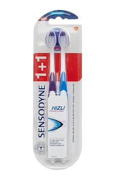 Sensodyne Diş Fırçası Hızlı Rahatlama Yumuşak 2li Sensodyne Diş Fırçası Hızlı Rahatlama Yumuşak 2li