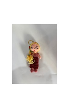 El Örgüsü Uzun Saçlı Prenses Amigurumi Anahtarlık Dantel Etekli Handmade Tığ İşi Bebek, Çanta Süsü Kahverengi Kahverengi El Örgüsü Uzun Saçlı Prenses Amigurumi Anahtarlık Dantel Etekli Handmade Tığ İşi Bebek, Çanta Süsü Kahverengi Kahverengi