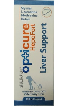 Opticure Hepafort Liver Support Kedi Ve Köpek Sıvı Karaciğer Desteği 150ml Opticure Hepafort Liver Support Kedi Ve Köpek Sıvı Karaciğer Desteği 150ml