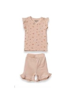 Babycosy 2li Takım Şortlu Şeftali Bej Babycosy 2li Takım Şortlu Şeftali Bej