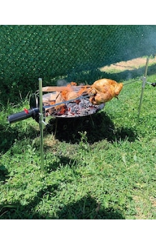 Nurgaz Campout Tavuk Çevirme Aparatı Çok Renkli Nurgaz Campout Tavuk Çevirme Aparatı Çok Renkli