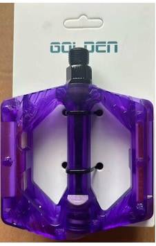 Bisiklet Pedalı Fp - 812 Şeffaf Mor Platform Pedal Bilyalı