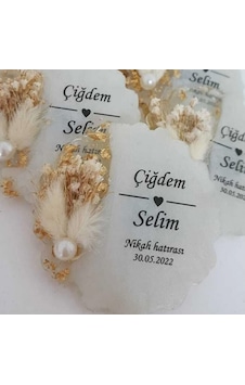 Poşetli Epoksi Magnetı Söz Nişan Nikah Kına Düğün Hediye 25 Adet Poşetli Epoksi Magnetı Söz Nişan Nikah Kına Düğün Hediye 25 Adet