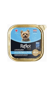 Reflex Plus Jöle İçinde Et Parçacıklı Ringa ve Karidesli Küçük Irk Köpek Maması 85 G Reflex Plus Jöle İçinde Et Parçacıklı Ringa ve Karidesli Küçük Irk Köpek Maması 85 G