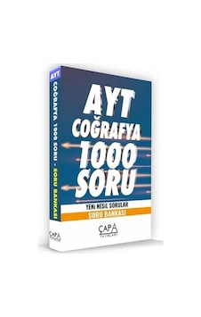 Çapa Yayınları Ayt Coğrafya Soru Bankası Çapa Yayınları Ayt Coğrafya Soru Bankası