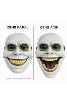 Go İthalat Hareketli Çene Mekanizmalı Korku Maskesi Yeşil 14+ Yaş Go İthalat Hareketli Çene Mekanizmalı Korku Maskesi Yeşil 14+ Yaş