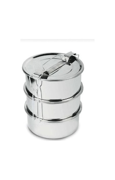 Sefer Tası 2 Kişilik 3'lü 14x6 Cm Ebatlarında Metal Sefer Tası 2 Kişilik 3'lü 14x6 Cm Ebatlarında Metal