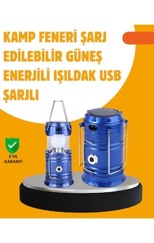 Sepetopia Usb Şarjlı Çok Fonksiyonlu Kamp Feneri Taşınabilir Ve Dayanıklı 00642064