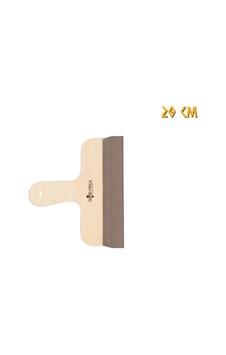 İzmir Fırça Ahşap Eğri Saplı Çelik Spatula - 20 Cm. İzmir Fırça Ahşap Eğri Saplı Çelik Spatula - 20 Cm.