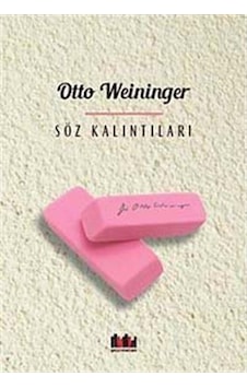 Söz Kalıntıları - Otto Weininger - Pharmakon Kitap Söz Kalıntıları - Otto Weininger - Pharmakon Kitap