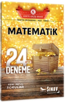 Sınav 8.Sınıf LGS Matematik 24 Deneme- Sınav Dergisi Yayınları Sınav 8.Sınıf LGS Matematik 24 Deneme- Sınav Dergisi Yayınları
