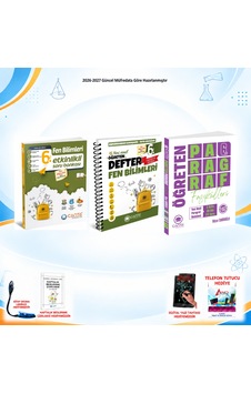 Çanta Yayınları 2026-2027 6. Sınıf Tüm Dersler 3 Kitap Fen Soru/fen Defter/paragraf Set Çanta Yayınları 2026-2027 6. Sınıf Tüm Dersler 3 Kitap Fen Soru/fen Defter/paragraf Set