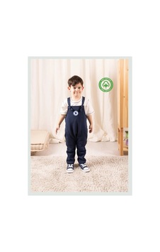 Zuppers Erkek Bebek Salopet Ve Tişört Takım Lacivert renkli