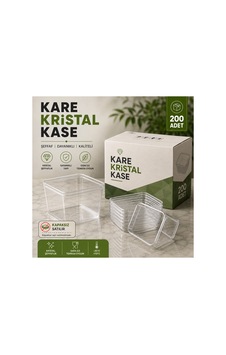 Kare Kristal Kase 200 Adet Şeffaf Plastik Servis Kasesi Şeffaf - 917685757 Şeffaf Kare Kristal Kase 200 Adet Şeffaf Plastik Servis Kasesi Şeffaf - 917685757 Şeffaf
