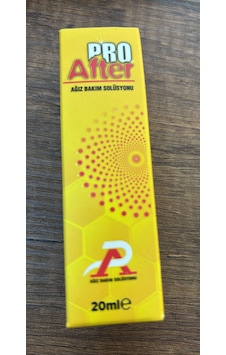 Pro After Ağız Bakım Solüsyonu 20 Ml Antibakteriyel Pro After Ağız Bakım Solüsyonu 20 Ml Antibakteriyel