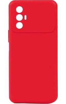 Tecno Spark 8 Pro Kılıf Zore Biye Silikon Kırmızı Tecno Spark 8 Pro Kılıf Zore Biye Silikon Kırmızı