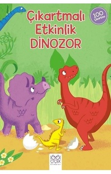 Çıkartmalı Etkinlik - Dinozor - David Hitch - 1001 Çiçek
