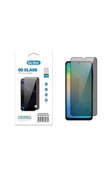 Galaxy A06 Uyumlu Go Des Og Glass Privacy Antistatik Temperli Cam Ekran Koruyucu Siyah