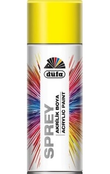 Düfa Sprey Boya Floresan Sarı 400 ML Düfa Sprey Boya Floresan Sarı 400 ML
