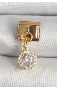 316l Çelik Gold Renk Sallantı Daire Zirkon Taşlı Nomination Tdrtr 316l Çelik Gold Renk Sallantı Daire Zirkon Taşlı Nomination Tdrtr