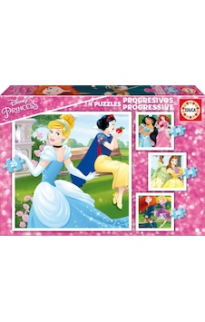 Educa Puzzle Princesses 12-16-20-25 Parça Progressive Puzzle Educa Puzzle Princesses 12-16-20-25 Parça Progressive Puzzle